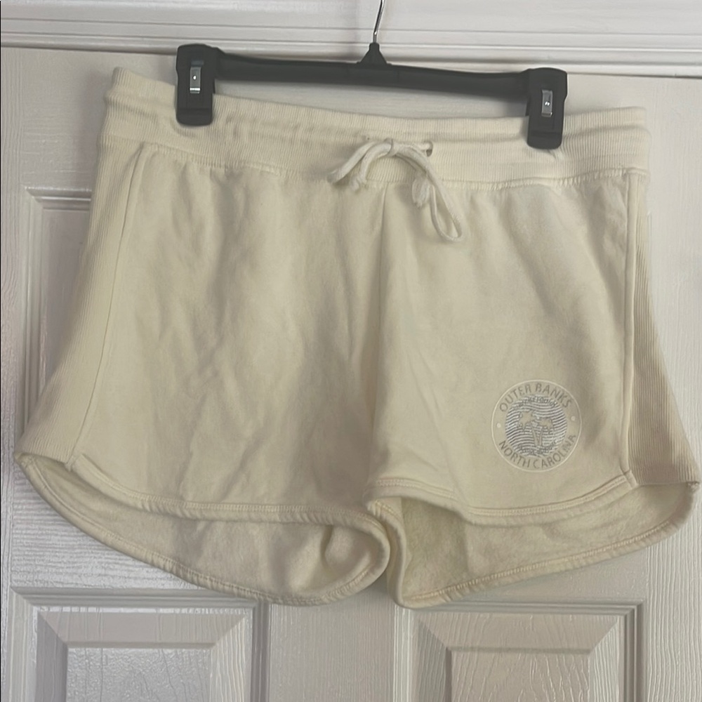 Women's Cream Outer Banks Athleisure Shorts